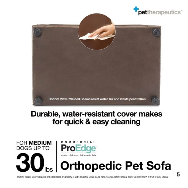 MEDIUM Orthopedic Pet Sofa (up to 30lbs) 05
