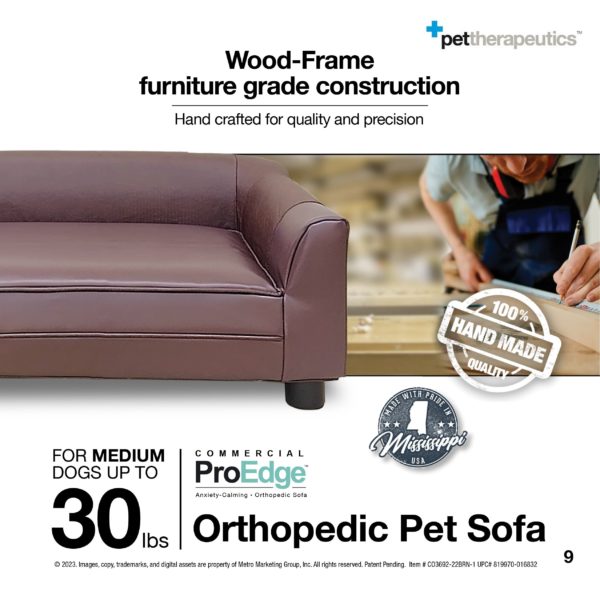 MEDIUM Orthopedic Pet Sofa (up to 30lbs) 09