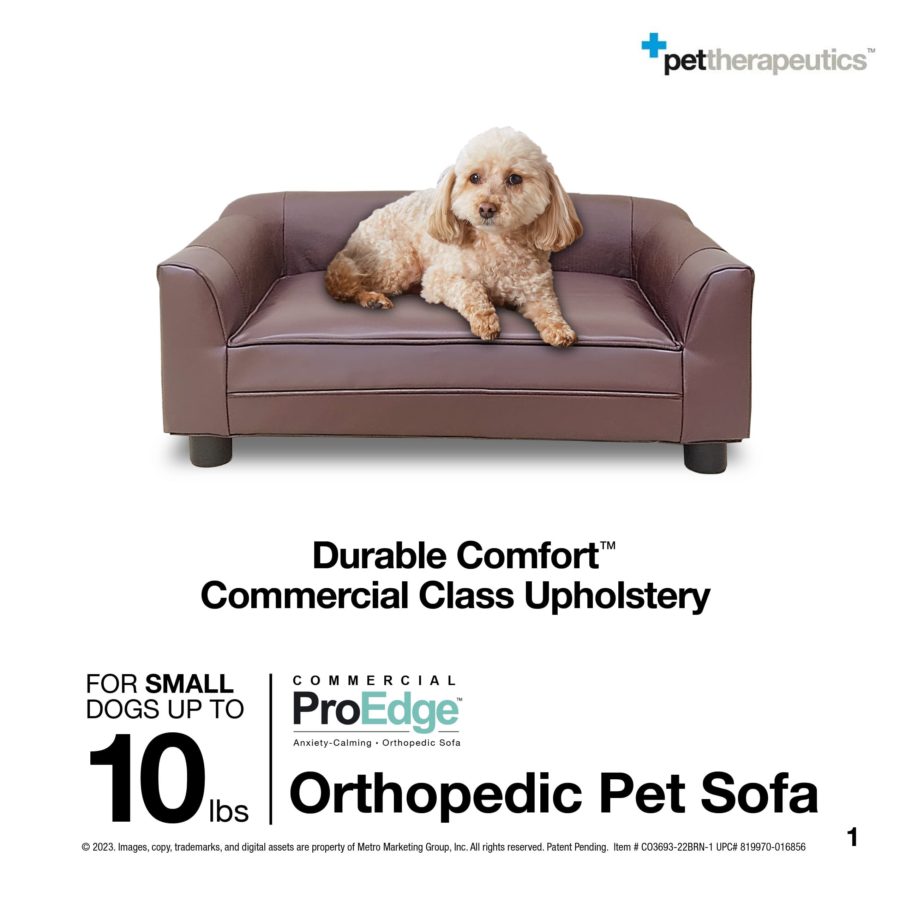 SMALL Orthopedic Pet Sofa (up to 10lbs) 01
