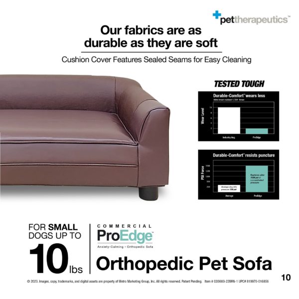 SMALL Orthopedic Pet Sofa (up to 10lbs) 10