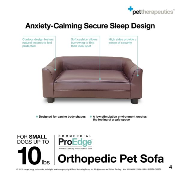 SMALL Orthopedic Pet Sofa (up to 10lbs) 04