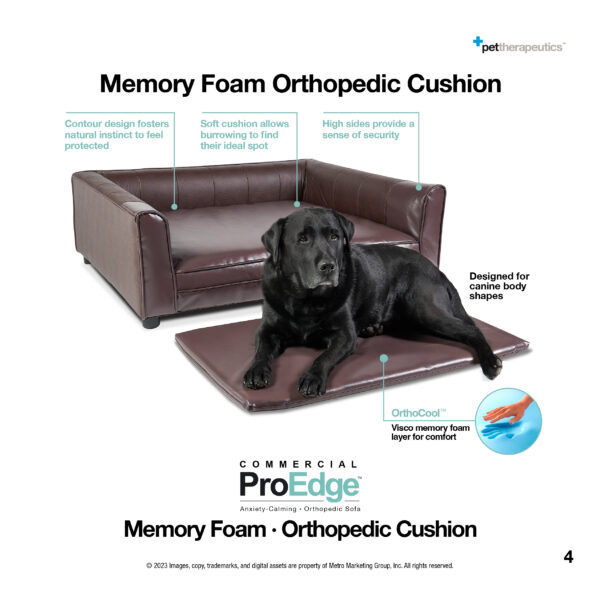 Proedge Orthopedic Memory Foam Dog Cushion